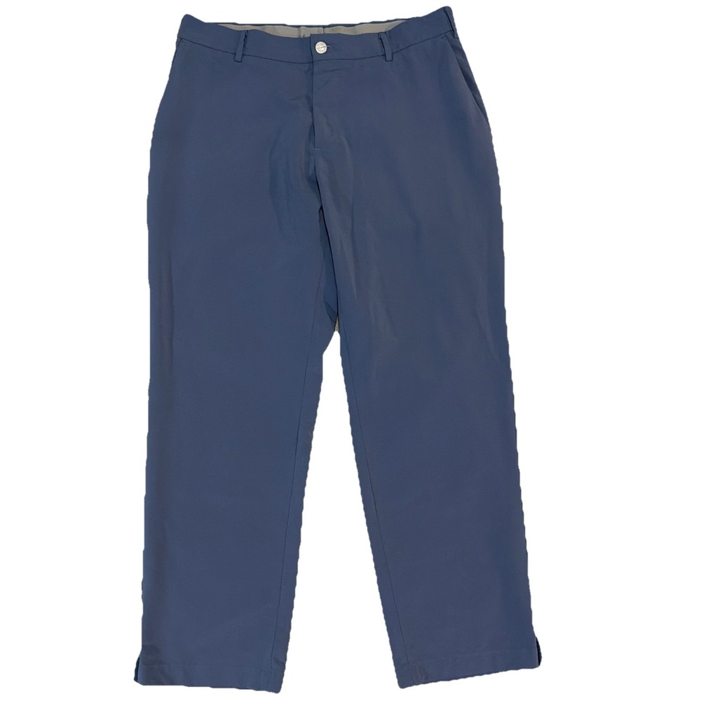 J. Hilburn Golf Pants Mens‎ 35x28 MHM Blue Stretch Mid Rise